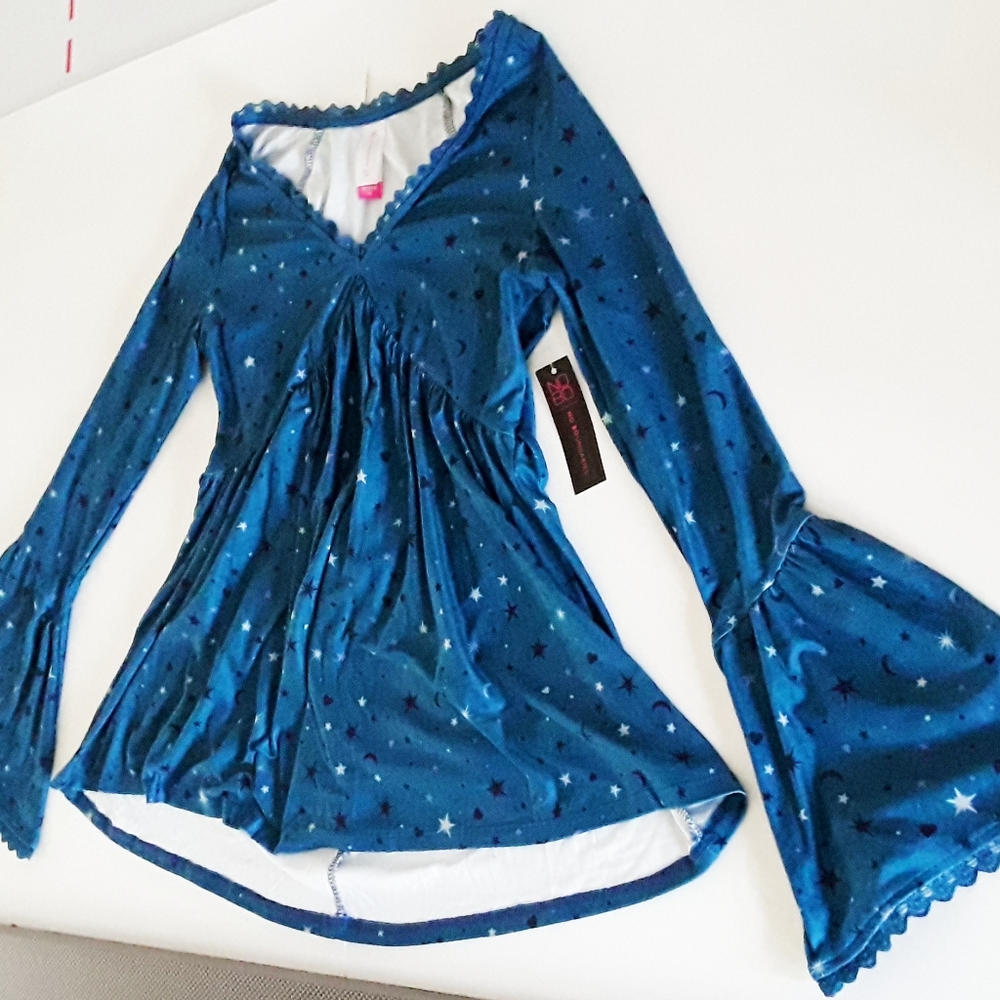 Blue Starry Night Blouse